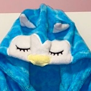 Cat & Jack Hooded Fleece Owl Robe